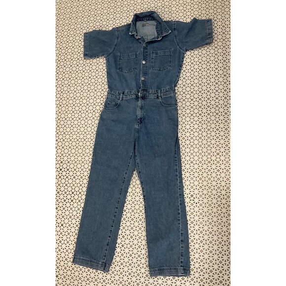 DL1961 Hannah Denim Jumpsuit in Blue Medium Womens Jeans Denim Outfit - Picture 4 of 16